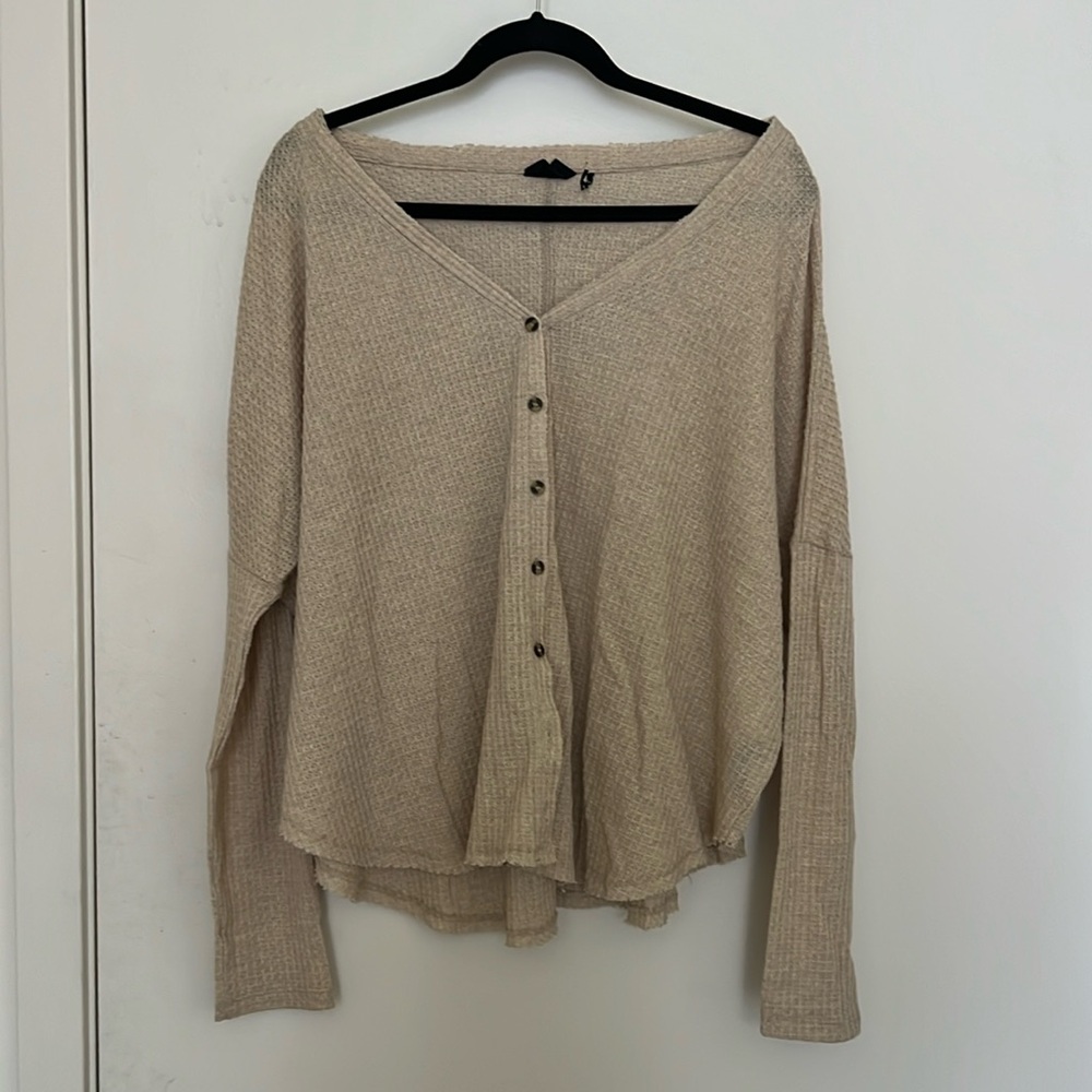 Urban Outfitters Out From Under Waffle Long Sleeve